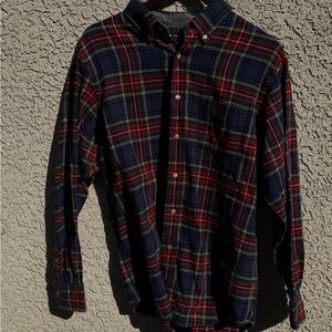 Daniel Cremieux Men's Plaid Shirt - Red, Blue, and Yellow